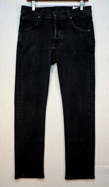 Rag & Bone New York Fit 2 Slim Black Jeans Men's 32 Button Fly Denim Wash